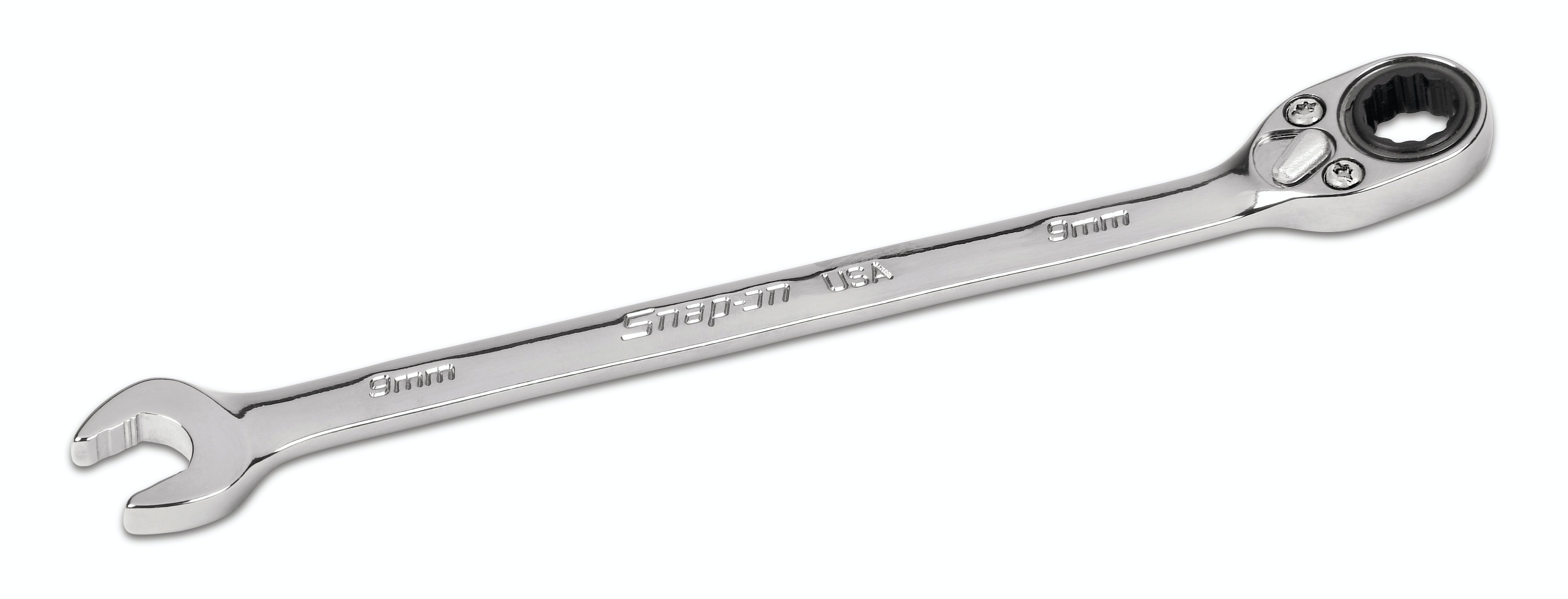 9 mm 12-Point Flank Drive® Plus Reversible Ratcheting Combination Wrench | SOXRRM9A 9 mm 12-Point Flank Drive® Plus Reversible Ratcheting Combination Wrench | SOXRRM9A
